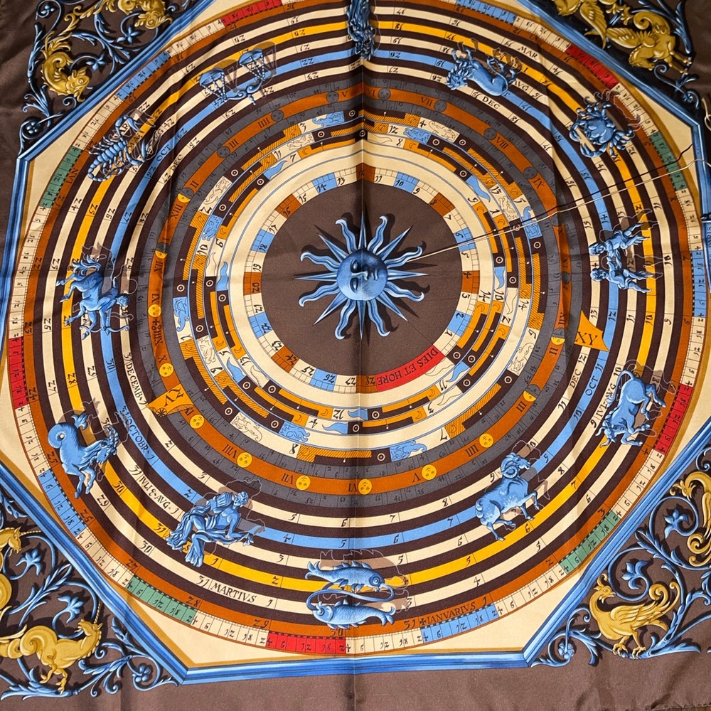 Hermès silk scarf